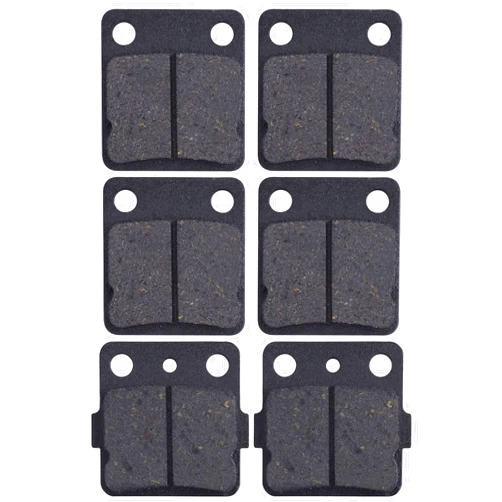 MWMNUN Brake Pads Front/Rear Compatible with Yamah Wolverine 350 Warrior 350 Blaster 200 Banshee 350 Braking for Raptor 125 YFZ350 YFS200 YFM 350 YFS200 YFM125R Kevlar Fiber