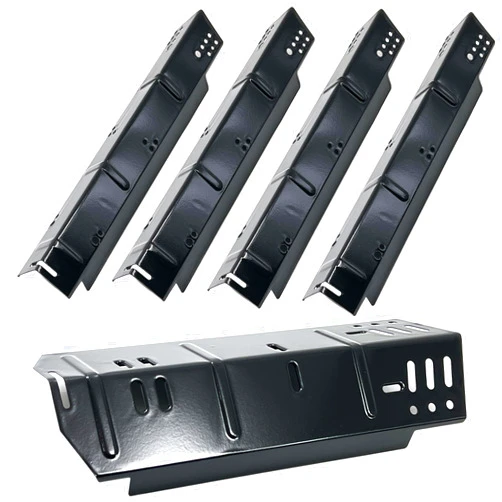 Direct Store DP146 4pk 15 Inch Heat Plate for Dyna Glo DGH450CRP 4 Burner Grill, Porcelain Steel Heat Tents for Dyna-Glo Grill Parts