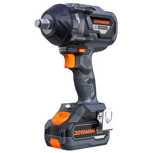 DOVAMAN TITANCE X8 Advanced Cordless Impact Wrench, 20V Brushless 1/2'' Impact Gun, 1000 FT-LBS High Torque, 5-Mode Control, 4.0Ah Li-ion Battery Powered Wrench for Car Tires & Automotive Repair