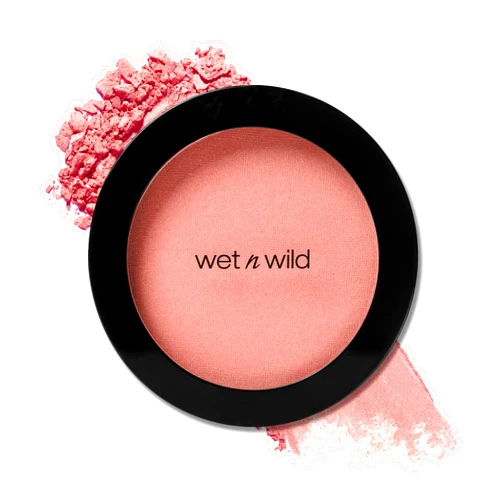 wet n wild Color Icon Blush, Effortless Matte Natural Sheer Glow & Seamless Blend, Luxuriously Infused Smooth Jojoba Oil, Cruelty-Free & Vegan - Pinch Me Pink