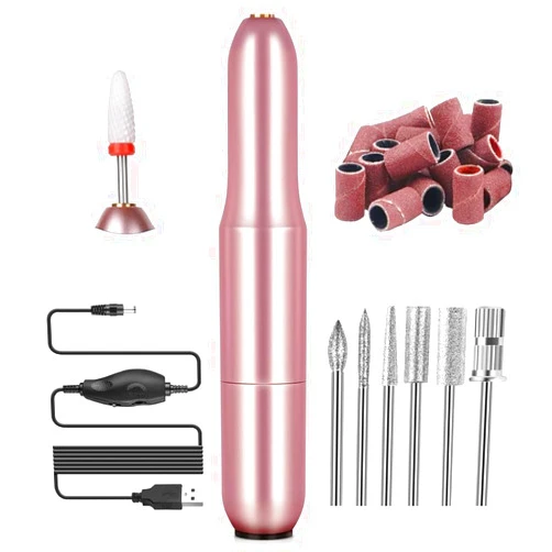 SAVILAND Electric Nail Drill - Electric Nail File Efile Nail Drill Professional Manicure with 6PCS Nail Drill Bits