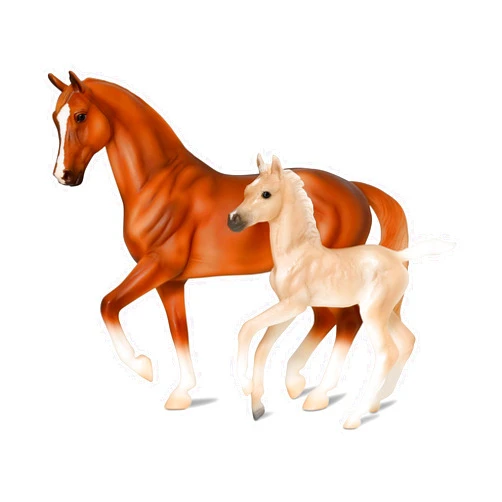 Breyer Horses Freedom Series |Power & Precision Horse & Foal Set | Horse Figurine | 9