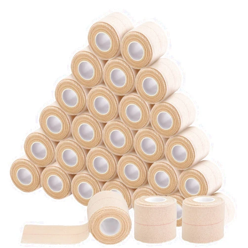 Sinmoe 30 Rolls Adhesive Elastic Tape Bandage Tape Self Adhesive Bandage Wrap Elastic Tape Flexible Stretch Bandages for Sports Ankle Knee and Wrist Sprains Animal Pets (2 Inch x 5 Yard)