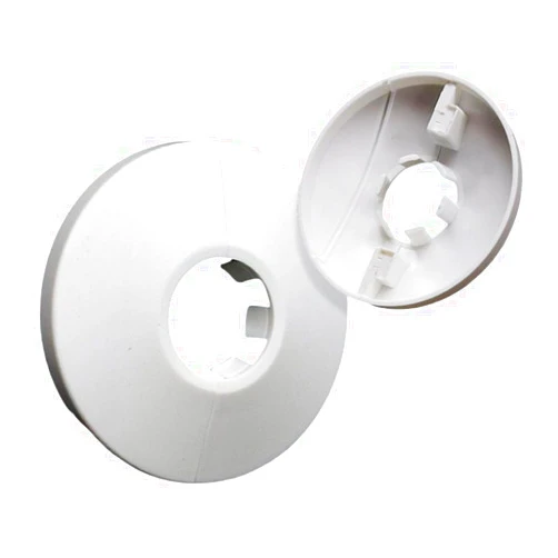 LOGRRMTH 2pcs Split Flange Outer Diameter Plastic Pipe Cover Escutcheon, Wall Pipe Tube Decoration, White (50)