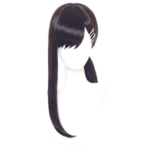 HIROAKIYA Kobeni Higashiyama Wig, Chainsaw Man Kobeni Higashiyama Cosplay Wig with Hari Clips Wig Cap, Length approx.45cm