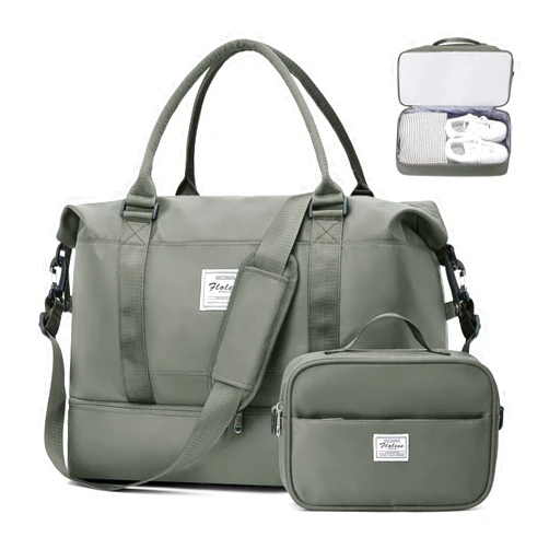 SUNMOP Weekender Bags for Women, Travel Duffel Bags with Shoe Compartment,Personal Item Travel Bag Carry on Overnight for women