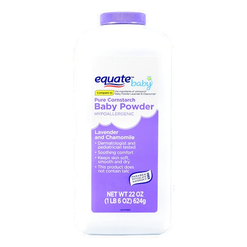 Equate Pure Cornstarch Baby Powder With Lavender and Chamomile, 22oz by Judastice
