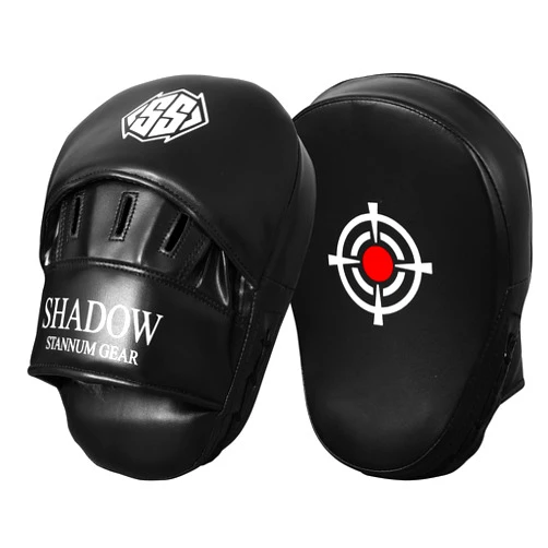 SHADOW STANNUM GEAR Focus Pads for Boxing, Kickboxing, Sparring and Traning - Curved Boxing Punching Mitts