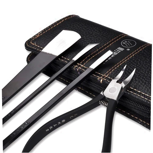 Baladais Nail Clippers, Baladais Pedicure Kit, Nail Care Embedded Toe Nail Clippers Pedicure Tools for Feet(4-Piece Set)