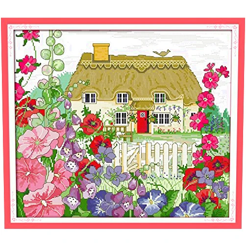 Happy Forever Cross Stitch, Scenery, Morning Glory hut