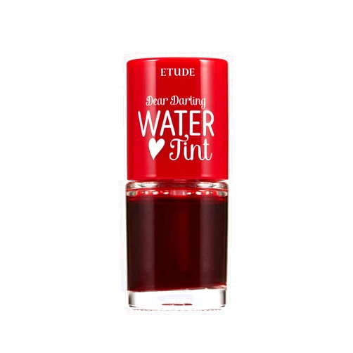 ETUDE Dear Darling Water Tint - Cherry Ade | Vivid Color Lip Stain with Moisturizing Weightless & Non-sticky Finish Lip Stain | Smudge-proof Lip Tint | Korean Makeup, Perfect for Gift