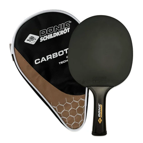Schildkröt Donic-Schildkröt CarboTec Table Tennis Bat Concave ITTF Rubber 20% 50% and 100% Carbon Selectable