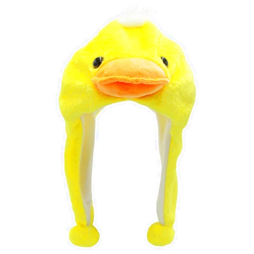 GADMEXILY Plush Animal Hat for Halloween Christmas, Cozy Funny Hats Novelty Party Cap for Kids Girls Boys - One Size