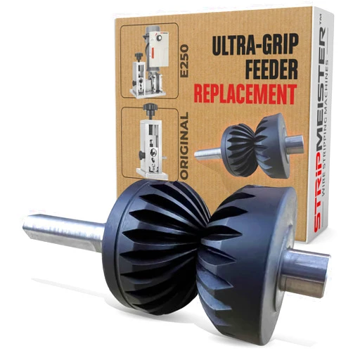 StripMeister Original & E250 Ultra-Grip Feeder & Shaft Assembly Replacement Kit – Durable Easy Wire Stripping Parts, High-Quality Replacement for Smooth Operation, Compatible with StripMeister