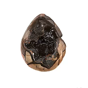 DHRWGEM Natural Dragon Septarian Geode Egg Quartz Crystal Egg Crystal Geode Reiki Healing Home Decor DMDRA1 (0.88lb to 1.32lb)