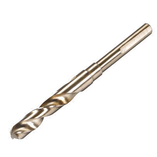 uxcell Reduced Shank Twist Drill Bits 13.5mm High Speed Steel 6542 with 10mm Shank for Stainless Steel Alloy Metal Plastic Wood