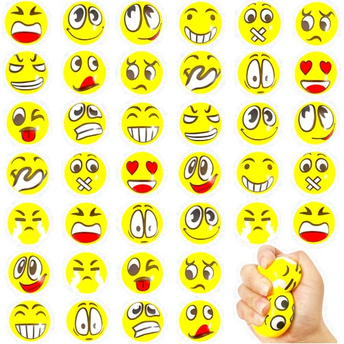 Juuxncgv 40Pcs Face Stress Balls,Mini 2