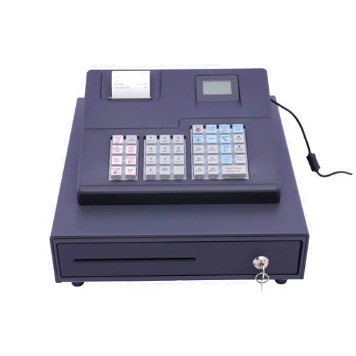 TFCFL Thermal Cash Register,Electronic POS Syetem Cash Register,39 Keys 8 Digital LED Display with Removable Cash Tray and Thermal Printer for Retail and Restaurant Shop Supermarket,Black