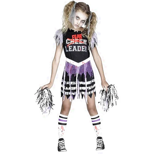 Fun World Zombie Fearleader Cheerleader Halloween Costume