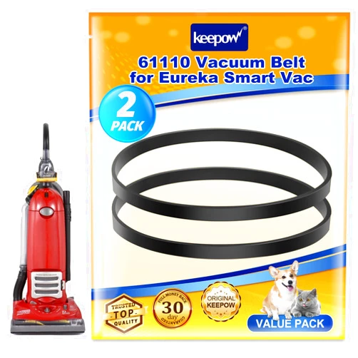 KEEPOW Style R Replacement Belt for Eureka 4870 4872 4874 4875 4880 4885 Series Boss SmartVac, Replace Part 61110, 61110A, 61110B, 61110C (2 Pack)