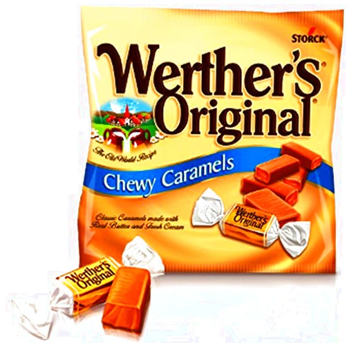 Werther's Werthers Original Chewy Caramels 2.4 Oz (Pack of 4)