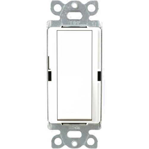 Lutron Claro On/Off Switch, 15-Amp/3-Way, CA-3PS-WH, White