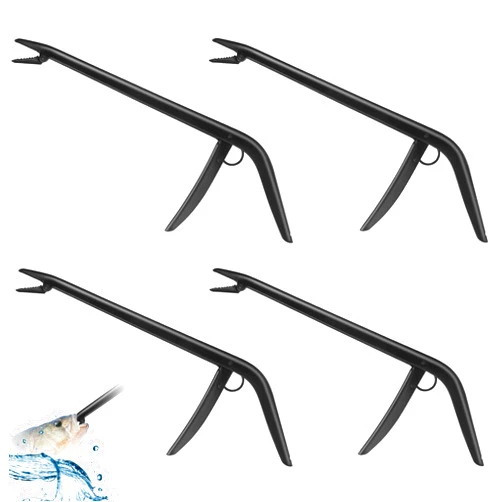 Sonwyoung 4 Pcs Stainless Steel Fish Hook Remover Extractor Steel Fish Hook Remover Tool Fishing Hook Remover for Freshwater and Saltwater Fishhook Removal Tool, 11.6 x 4.3 Inch