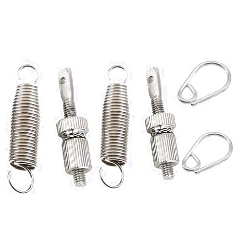 TUOREN 2 Sets Bass Drum Pedal Spring Tension Assembly Kick Drum Pedal Foot Pedal Spring Assembly Spring Percussion Hardware Part Bass Instrument Parts