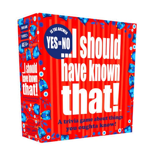 Hygge Games I Should Have Known That Trivia Game Yes or No Edition by Hygge Games, Red, Box Size 5.7 x 5.7 x 1.8 inches (21224)