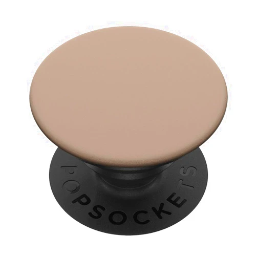 The Best Neutral Beige Designs Minimalist Neutral Cream Color Light Brown Line Art PopSockets Standard PopGrip