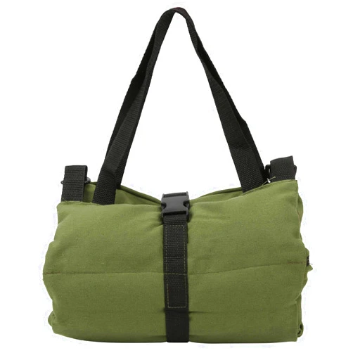 NDNCZDHC Multifunctional Portable Canvas Tools Storage Bags, Tool Storage Pouch with 5 Zipper Pockets (Green)