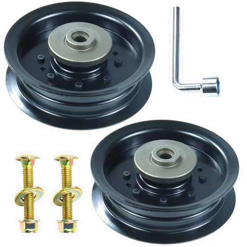 POSFLAG 2 Pack 532196104 Husqvarna Idler Pulley Replaces 532197380 Husqvarna Idler Pulley, 196104 Idler Pulley, 532196104 Pulley, 197380 Idler Pulley Craftsman for Husqvarna Z254, YTH24V48 Tractors