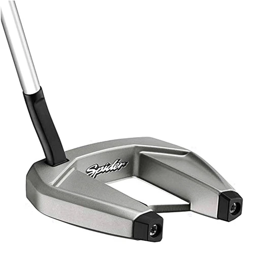 Taylormade Spider SR Putter Left Hand Steel Platinum/White Flowneck (#9) 34