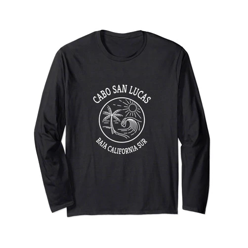 Cabo San Lucas Mexico Beach Apparel - DZignLine Cabo San Lucas Baja California Sur Novelty Art Seascape Long Sleeve T-Shirt