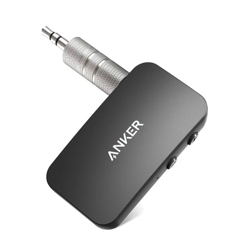 Anker Soundsync Bluetooth Receiver for Music Streaming with Bluetooth 5.0, Dual Device Connection, Handsfree Calls, 12-Hour Battery Life, for Car & Home Stereo - Signal Reception Only