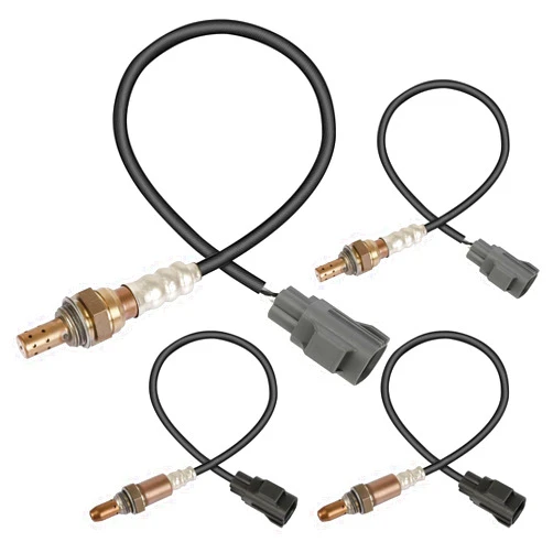 QIJIAUTO O2 Oxygen Sensor Compatible for Land for Rover Range for Rover Sport 2010-2013, Range for Rover 2010-2012, LR4 2010-2013, 5.0L, Upstream and Downstream, 4-PC Set