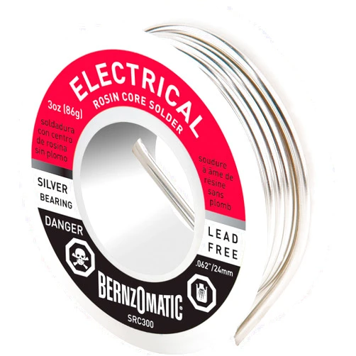 BernzOmatic SRC300 3 oz. Lead Free Rosin Core Solder