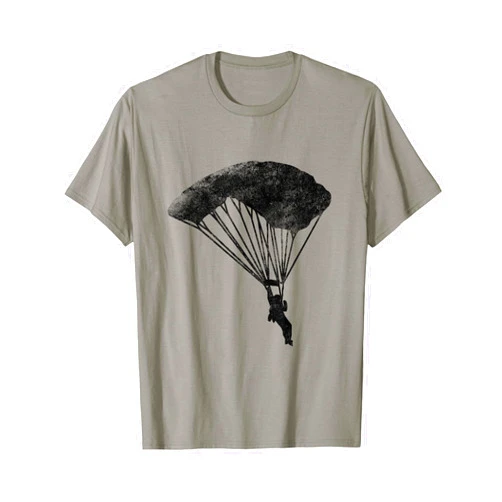 Parachuting TShirt Skydiver Parachuting Lover Skydiving T-Shirt Love Sky Dive Parachute T-Shirt