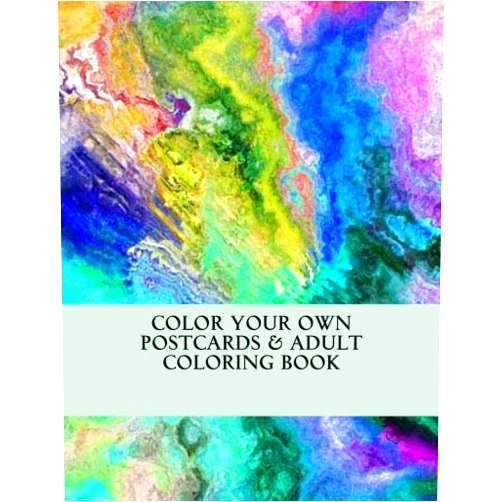 Jenille Anne Color Your Own Postcards & Adult Coloring Book