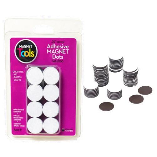 Dowling Magnets Adhesive Magnet Dots (.75