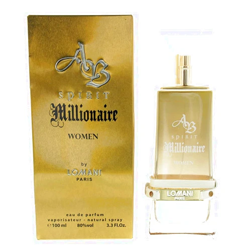Lomani AB Spirit Millionaire Eau de Parfum Spray for Women, 3.3 Ounce
