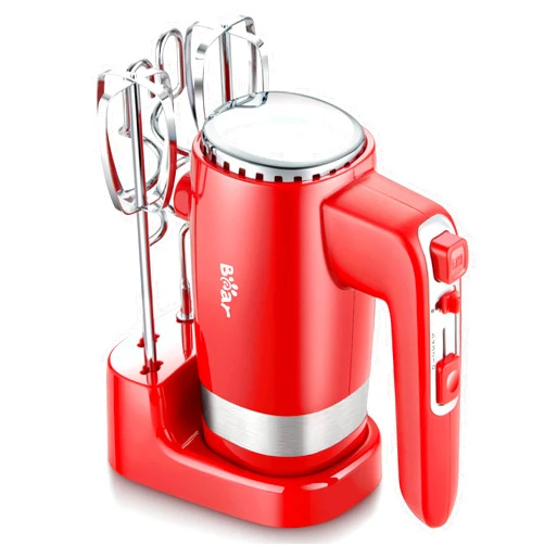 Bar Bear Hand Mixer Electric, 5-Speed 300W Electric Hand Mixer with Turbo and 4 Stainless Steel Accessories for Easy Whipping, Mixing Cookies, Brownies, Cakes, and Dough Batters