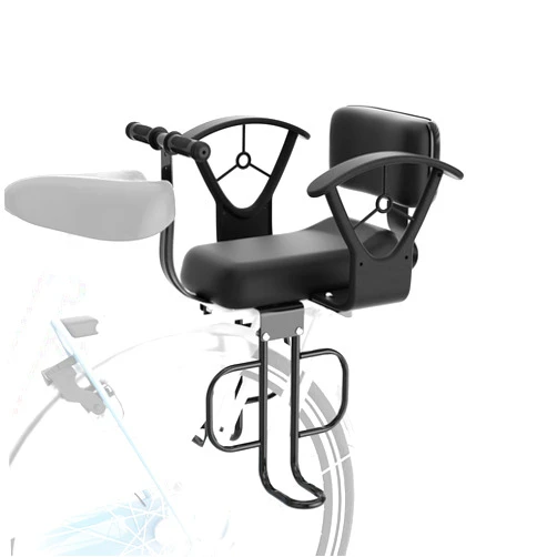 XIEEIX Rear Child Bike Seat,Rear Mounted Child Bike Seats,Back Mount Child Seat with Back Rest Armrest Foot Pedals,Width Adjustable Bicycle Rear Seat,Fits All Bicycle Rear Frames