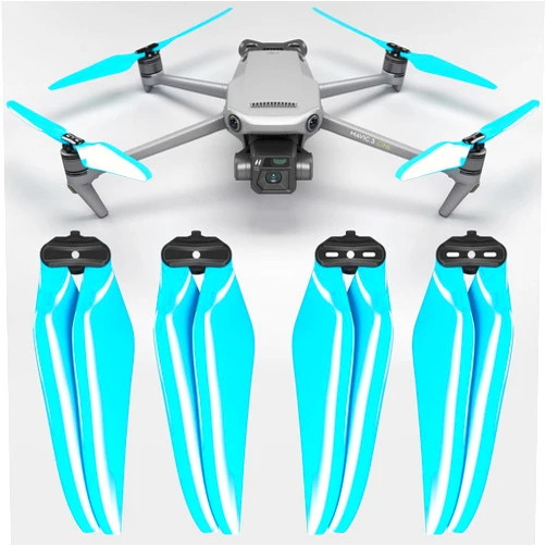 Master Airscrew Stealth Propellers for DJI Mavic 3 - Blue, 4 pcs