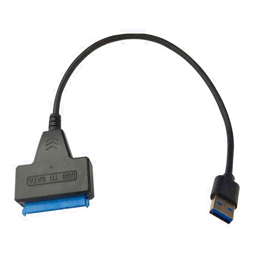 HRYHWASE USB 3.0 Sata 3 Sata Cable to USB 3.0 Adapter Up to 6 Gbps Support 2.5 Inches External HDD SSD Hard Disk 22 Pin Cable