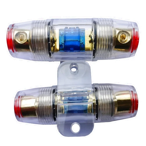 KCT factory 2PCS in LINE Mini ANL Fuse Holder for CAR Audio 4GA/8GA-4GA/8GA Include Fuse