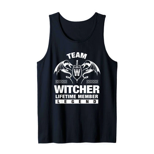 WITCHER FAMILY Idea Gifts Team WITCHER - Lifetime Member Gifts Tank Top