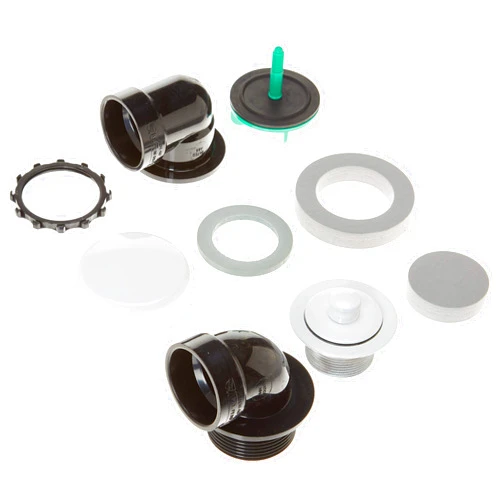 Watco 901-PP-ABS-WH Innovator Push Pull Half Kit, White