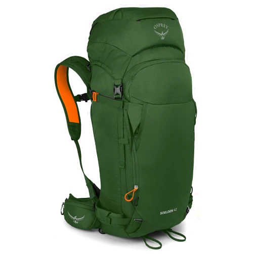 Osprey Mens Soelden 42 Men's Ski Backpack Dustmoss Green