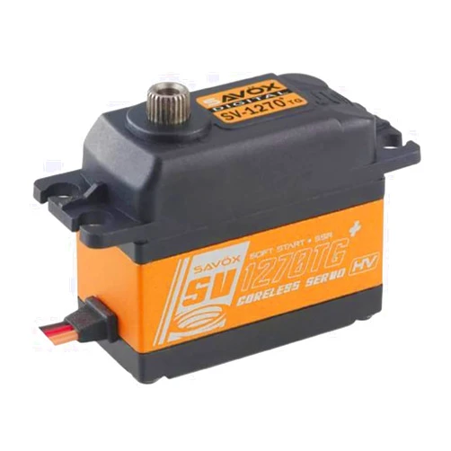 Savox Servos SV1270TGP High Voltage Coreless Digital Servo W/Soft Start, 0.10Sec / 624.9Oz @ 8.4V